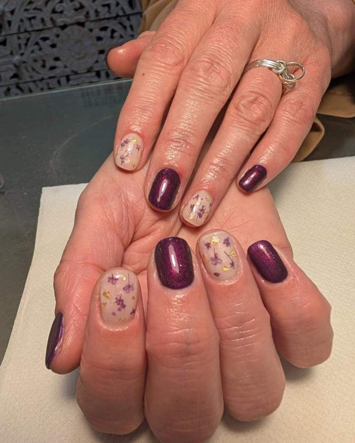 Vernis couleur violet Le Mans